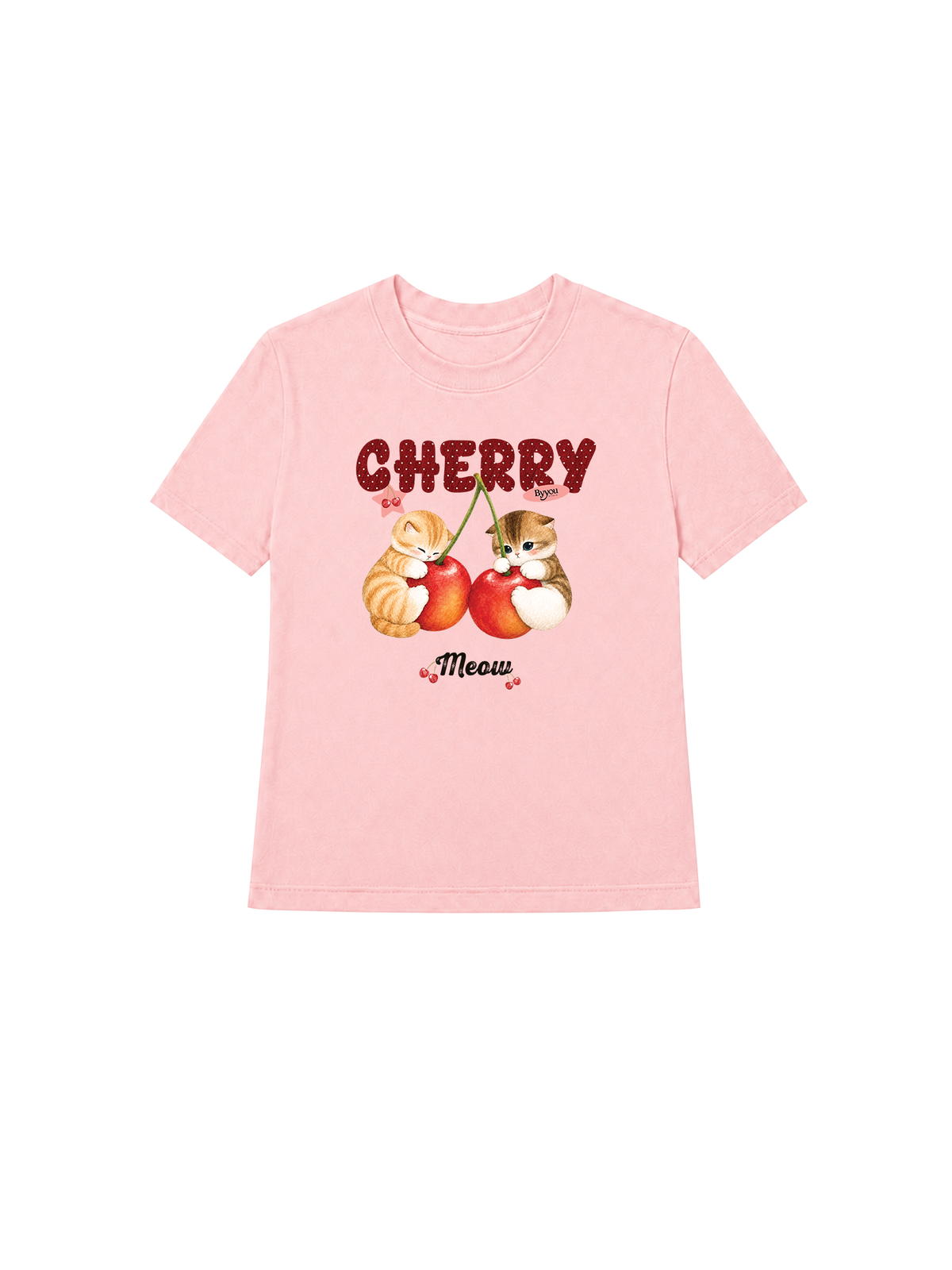 Áo Thun Nữ Cherry Meow