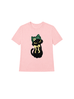 Áo Thun Nữ Black Cat Girl