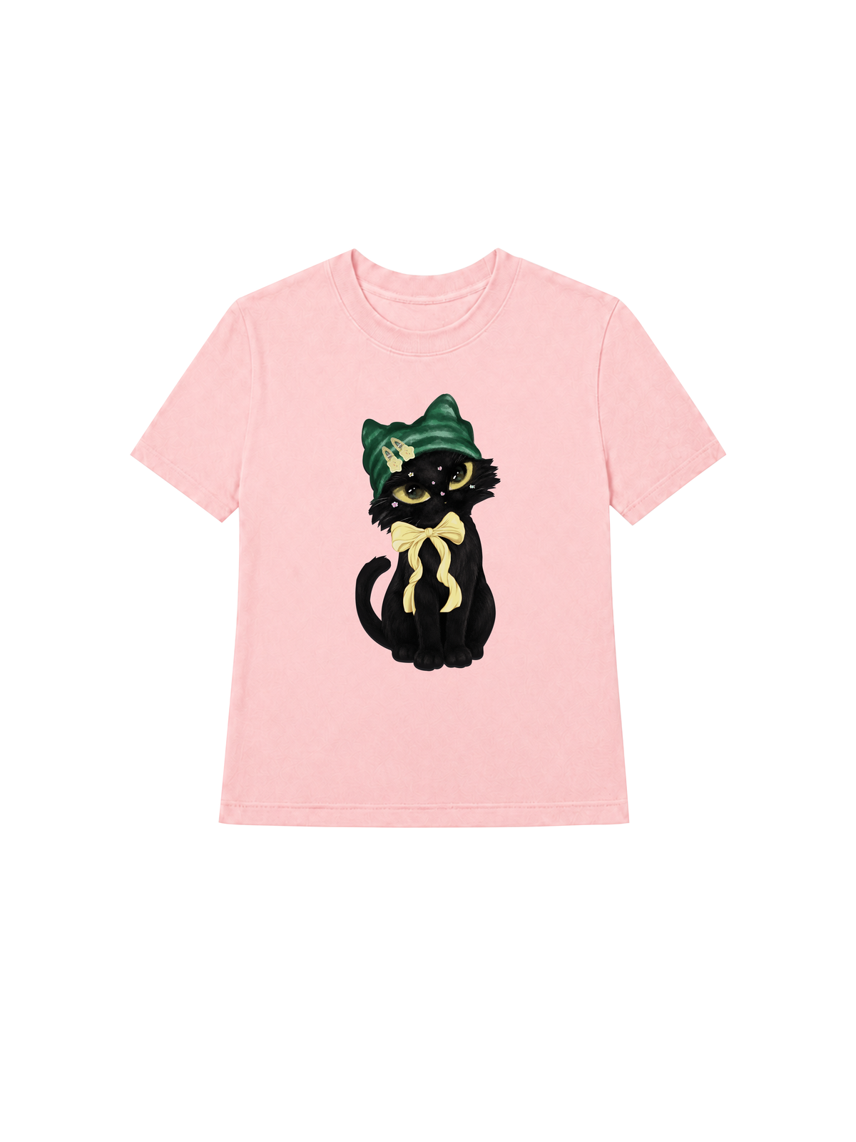 Áo Thun Nữ Black Cat Girl