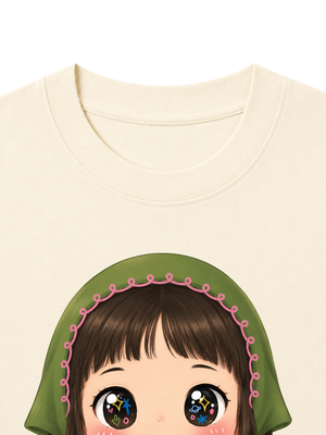 Áo Thun Nữ Girl With Milk Tea