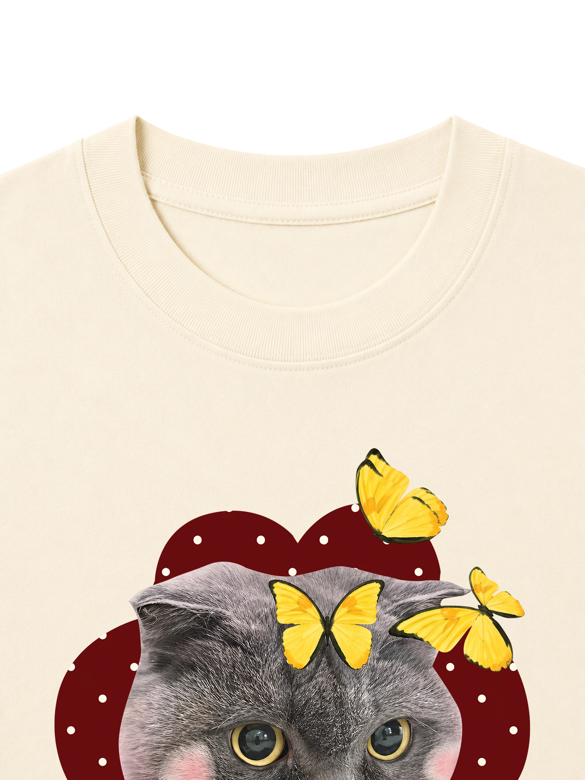 Áo Thun Nữ Floral Cat
