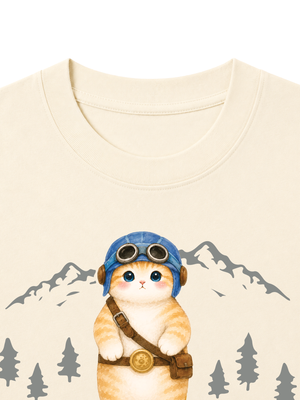 Áo Thun Nữ Travel Club Meow