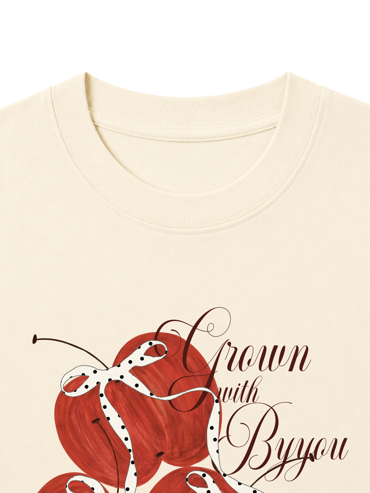 Áo Thun Nữ Apple Grown With Byyou