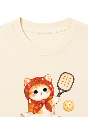 Áo Thun Nữ Pickleball Girl Meow