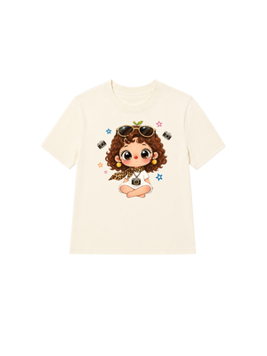 Áo Thun Nữ  Girl Leopard Outfit