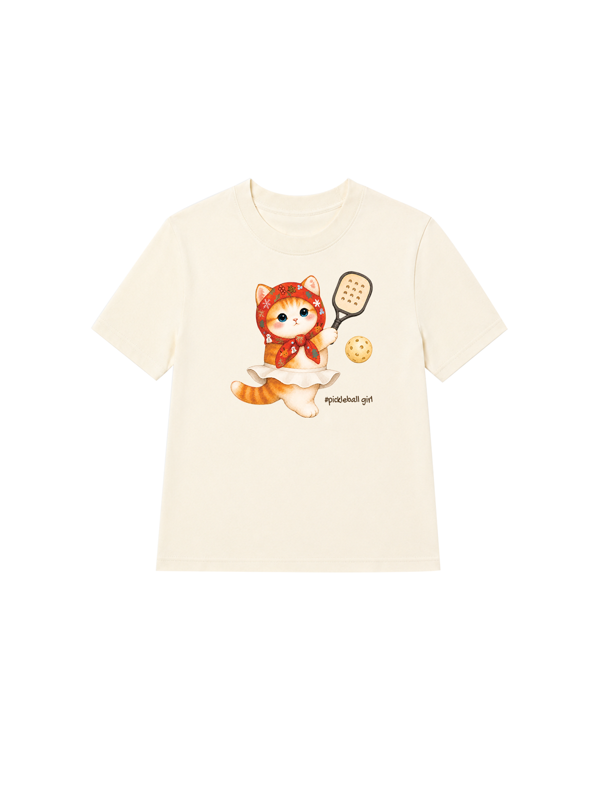 Áo Thun Nữ Pickleball Girl Meow