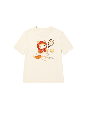 Áo Thun Nữ Pickleball Girl Meow