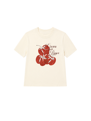 Áo Thun Nữ Apple Grown With Byyou