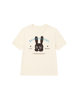 Áo Thun Nữ Bunny Quote