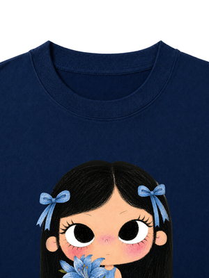 Áo Thun Nữ Blue Lily Girl