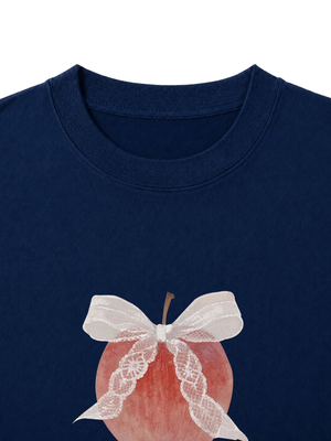Áo Thun Nữ  Byyou Apple With Coquette