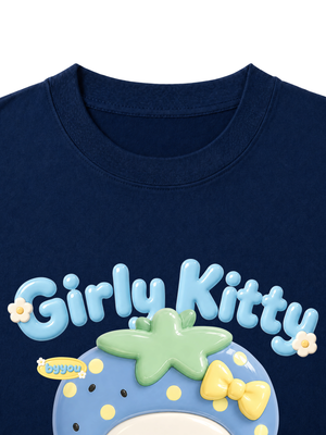 Áo Thun Nữ Girly Kitty