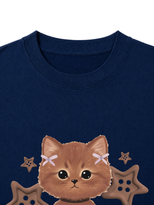 Áo Thun Nữ  Brown Cat