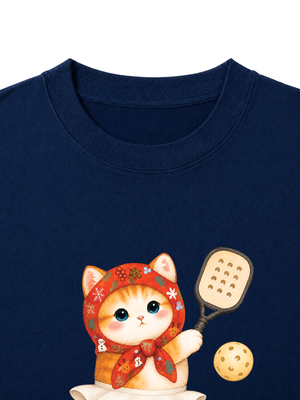 Áo Thun Nữ Pickleball Girl Meow