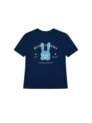 Áo Thun Nữ Bunny Quote