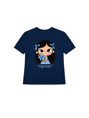 Áo Thun Nữ Blue Lily Girl