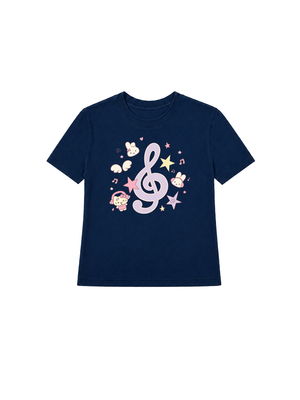 Áo Thun Nữ Bunny Music