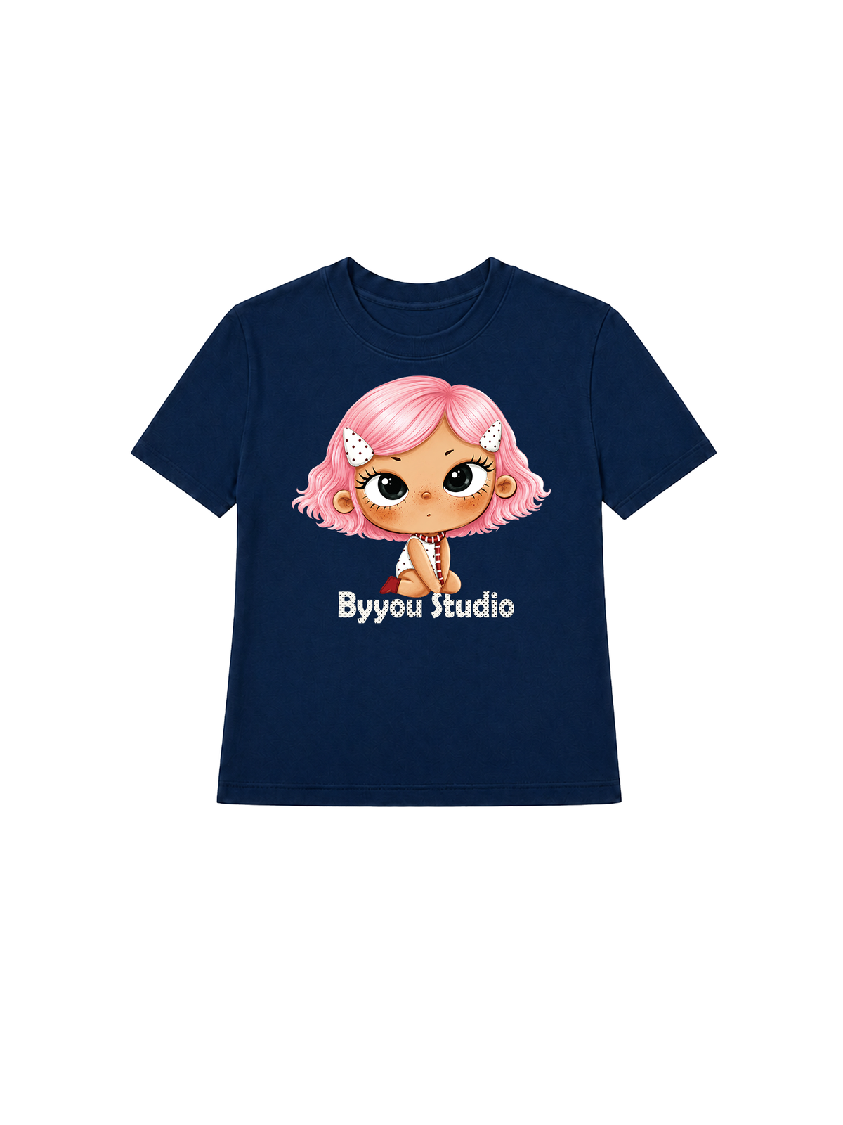 Áo Thun Nữ Pink Hair Girl