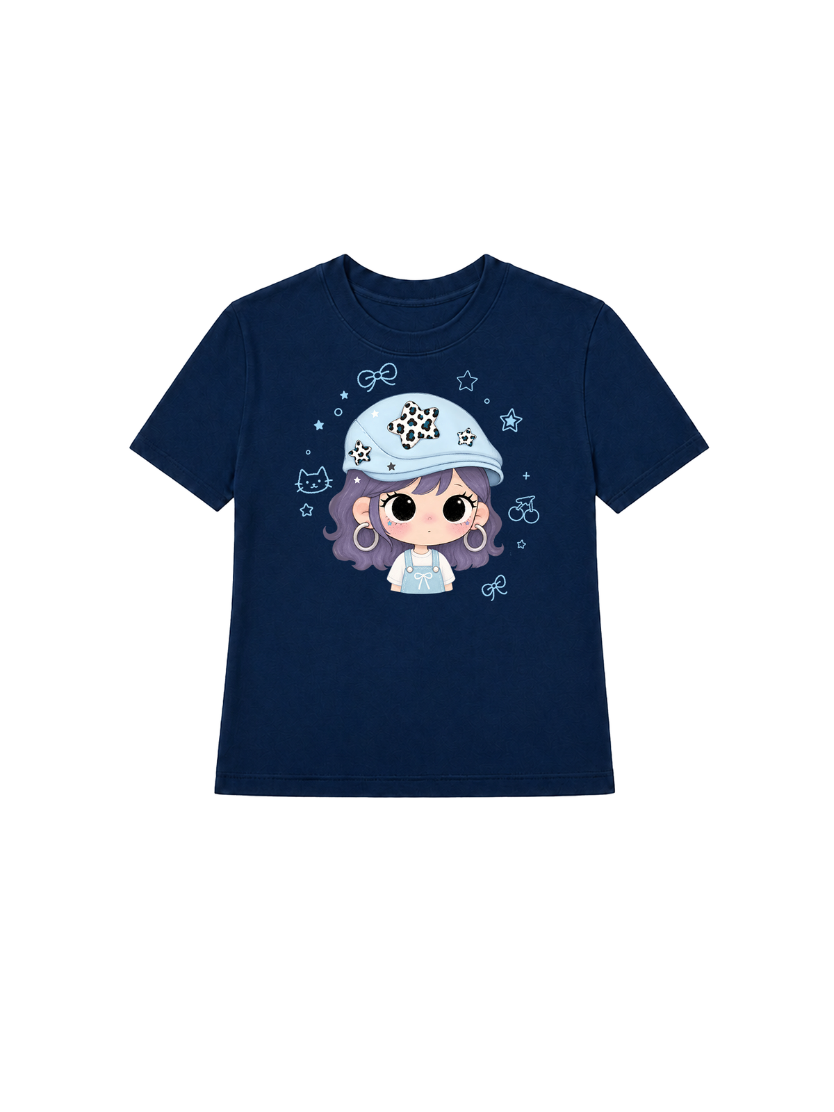Áo Thun Nữ Beret Hat Girl