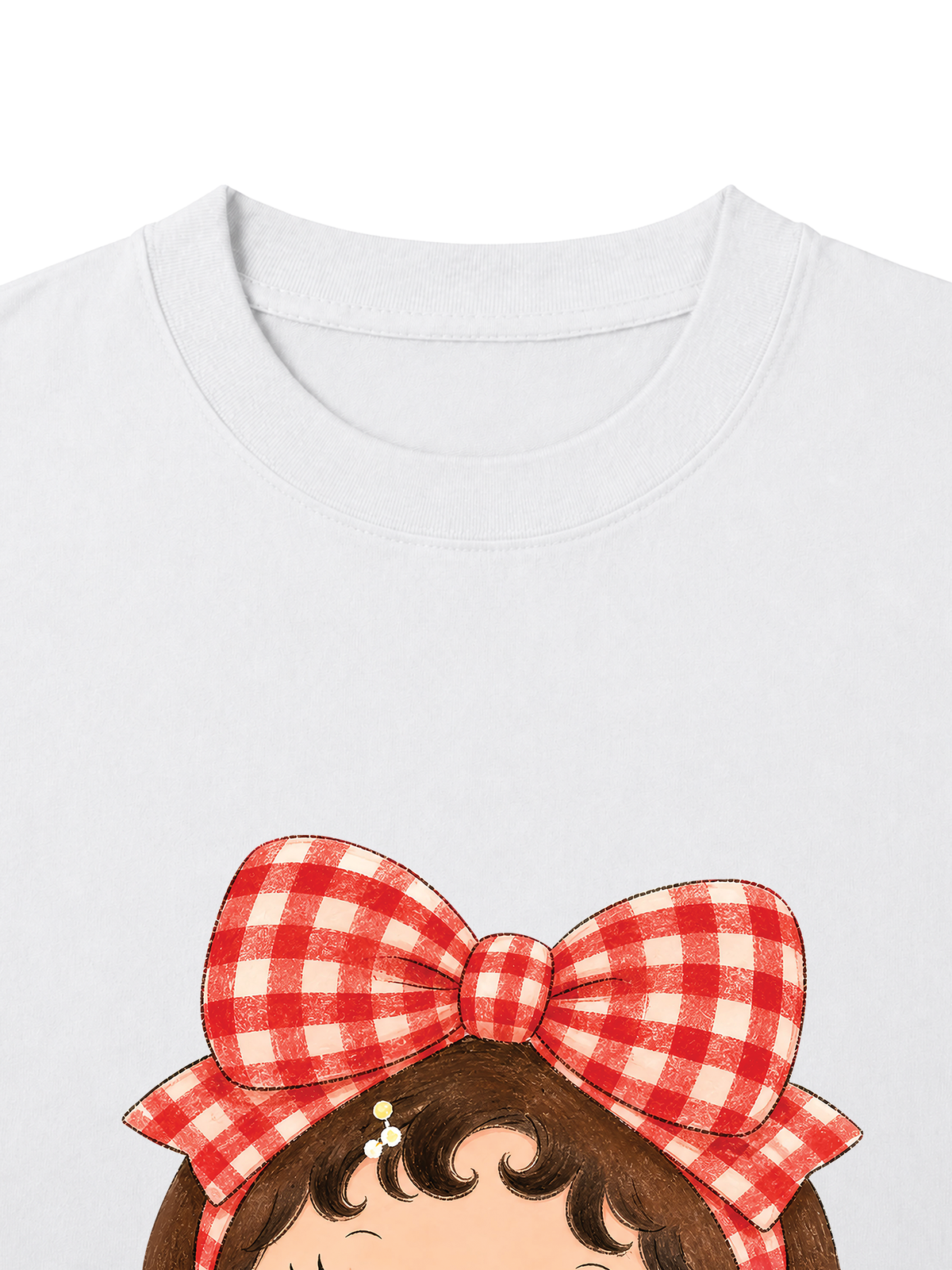 Áo Thun Nữ Red Plaid Girl