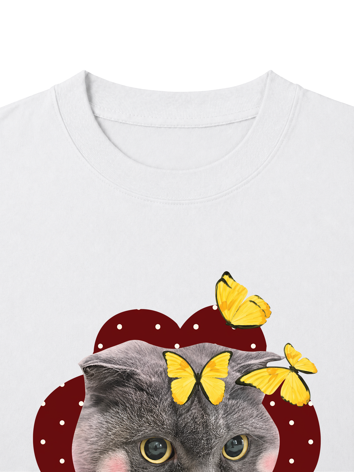Áo Thun Nữ Floral Cat
