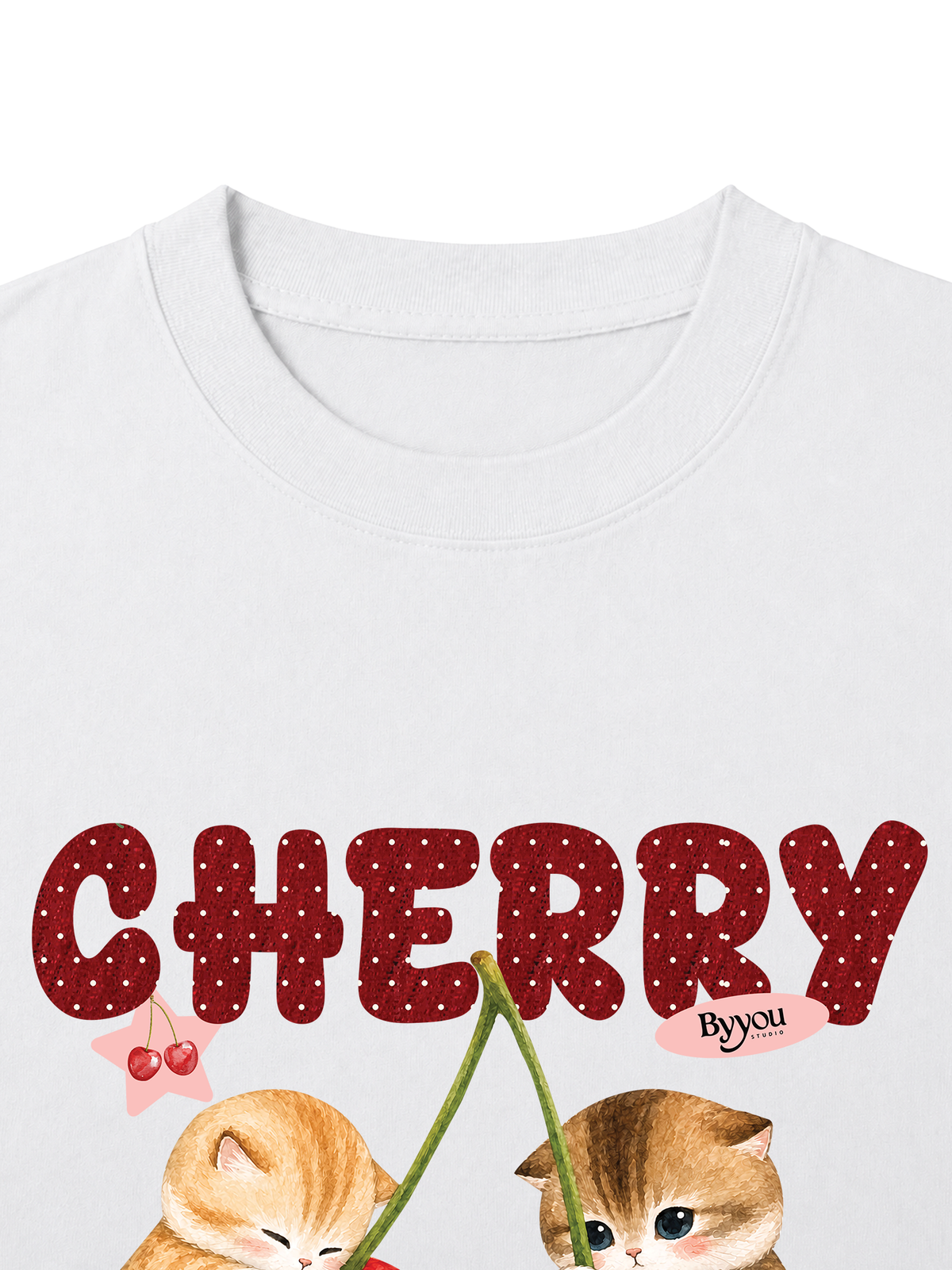 Áo Thun Nữ Cherry Meow