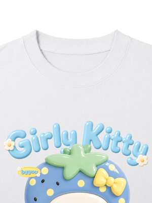 Áo Thun Nữ Girly Kitty