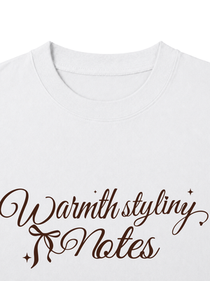 Áo Thun Nữ  Warmth Styling Notes