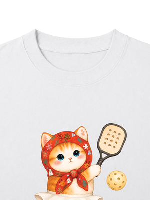 Áo Thun Nữ Pickleball Girl Meow