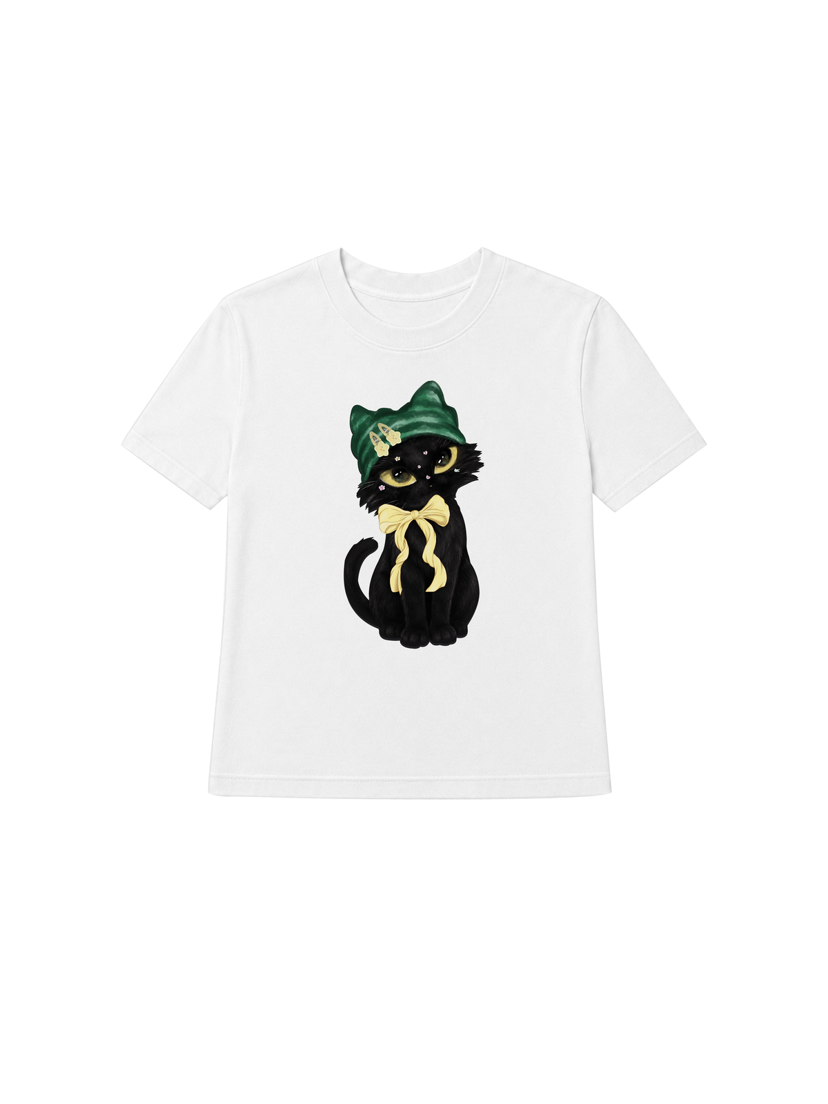 Áo Thun Nữ Black Cat Girl