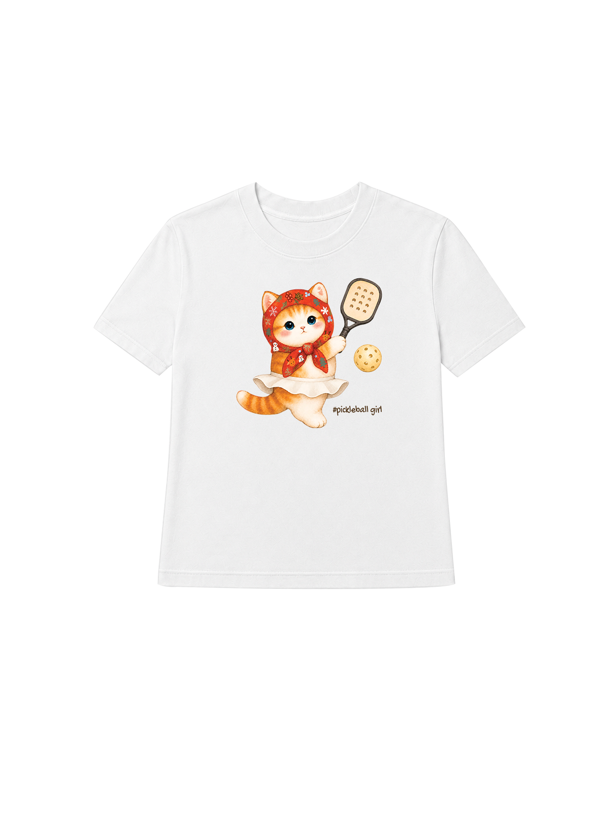 Áo Thun Nữ Pickleball Girl Meow