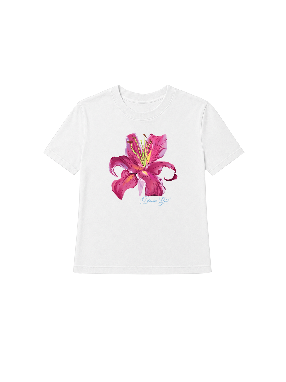 Áo Thun Nữ  Bloom Girl Pink Lily