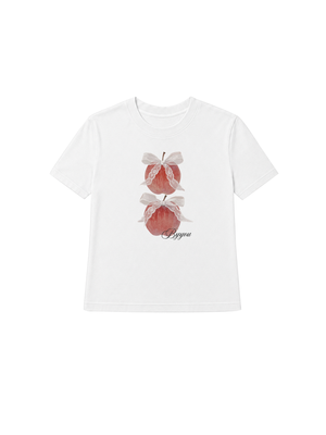 Áo Thun Nữ  Byyou Apple With Coquette