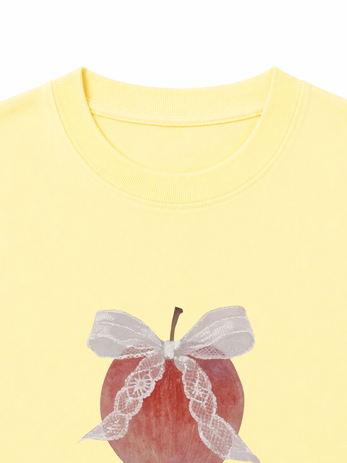 Áo Thun Nữ  Byyou Apple With Coquette