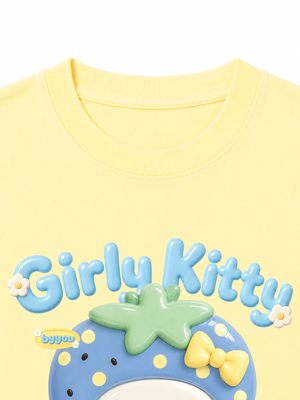 Áo Thun Nữ Girly Kitty