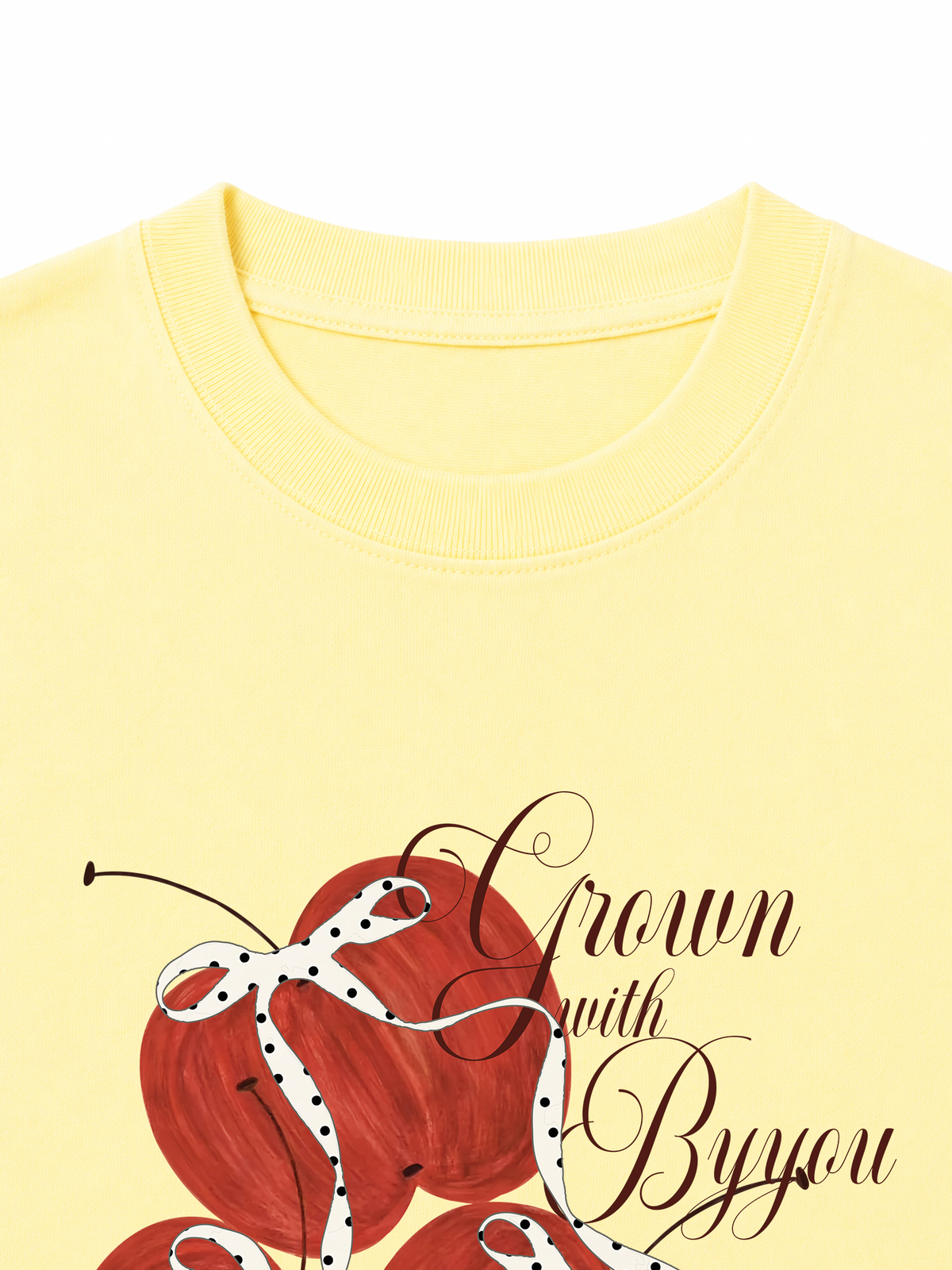 Áo Thun Nữ Apple Grown With Byyou