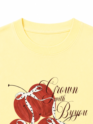 Áo Thun Nữ Apple Grown With Byyou