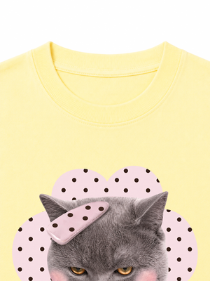 Áo Thun Nữ Pinky Cat