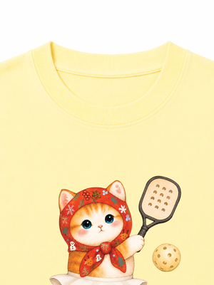 Áo Thun Nữ Pickleball Girl Meow