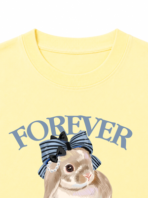 Áo Thun Nữ Bunny Forever