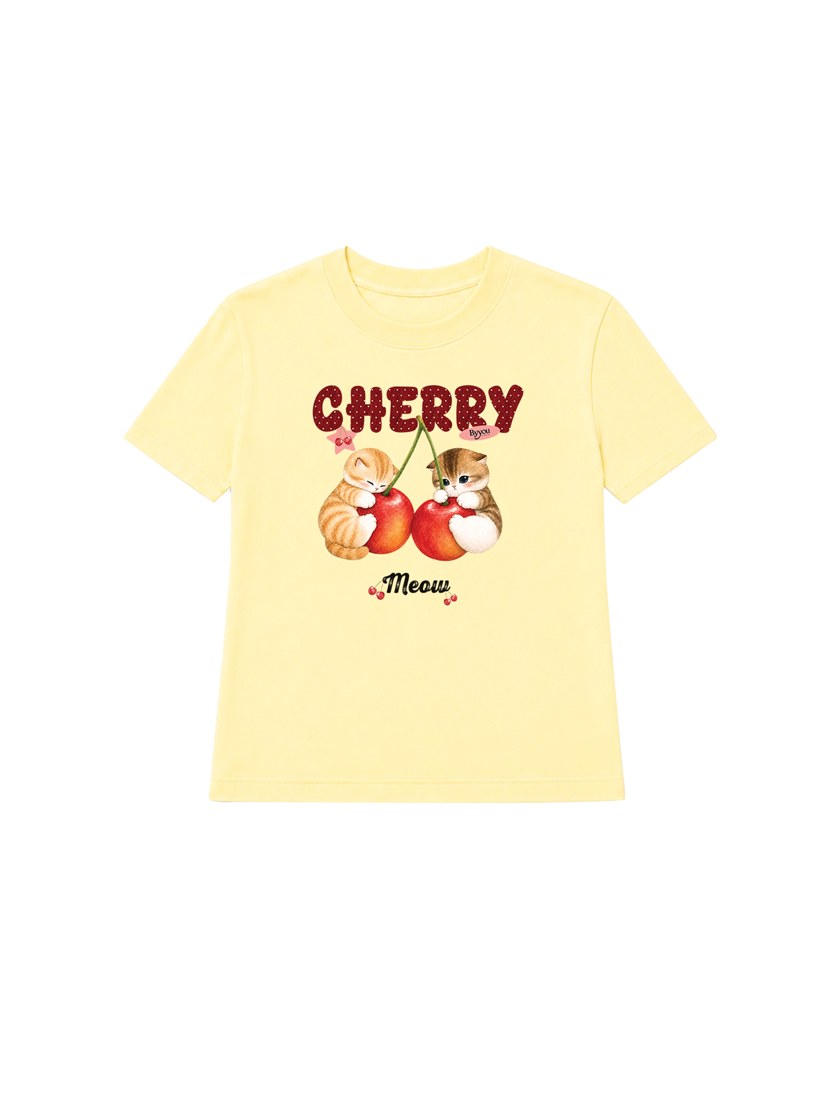 Áo Thun Nữ Cherry Meow