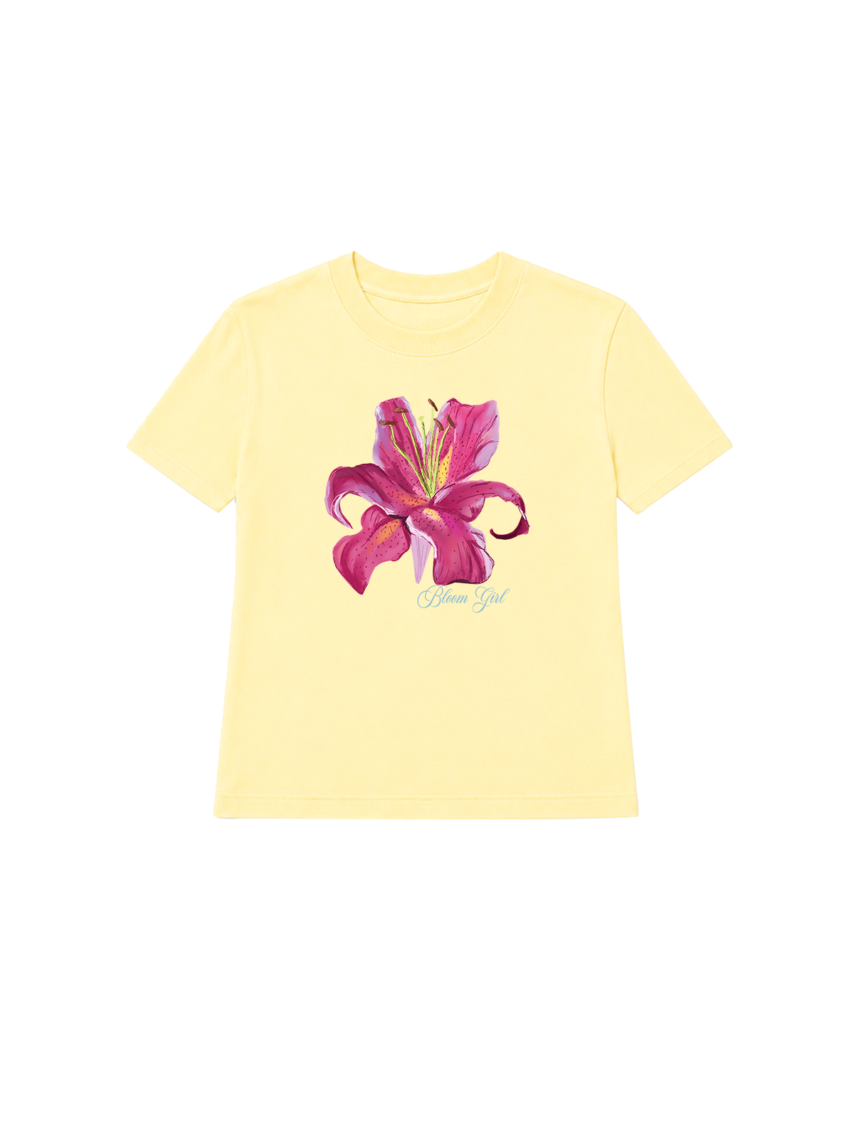 Áo Thun Nữ  Bloom Girl Pink Lily