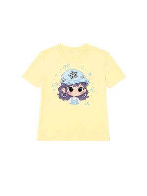 Áo Thun Nữ Beret Hat Girl