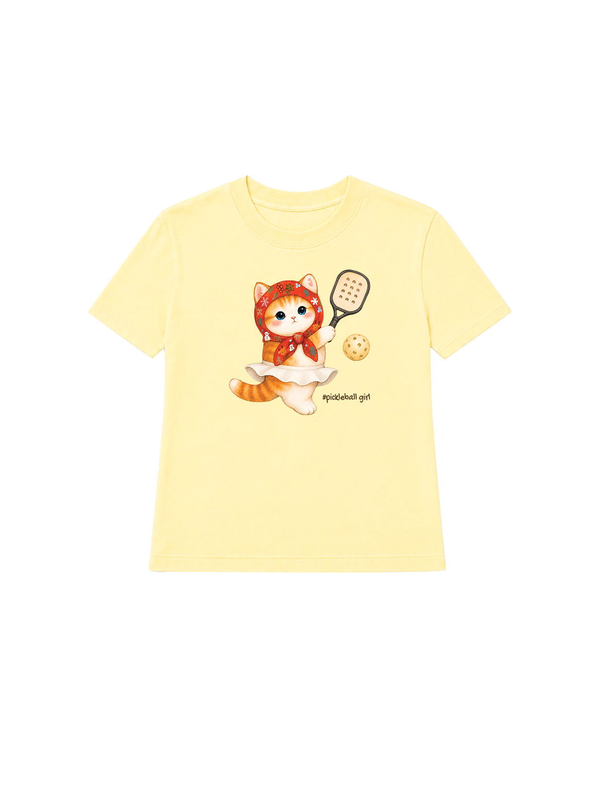 Áo Thun Nữ Pickleball Girl Meow